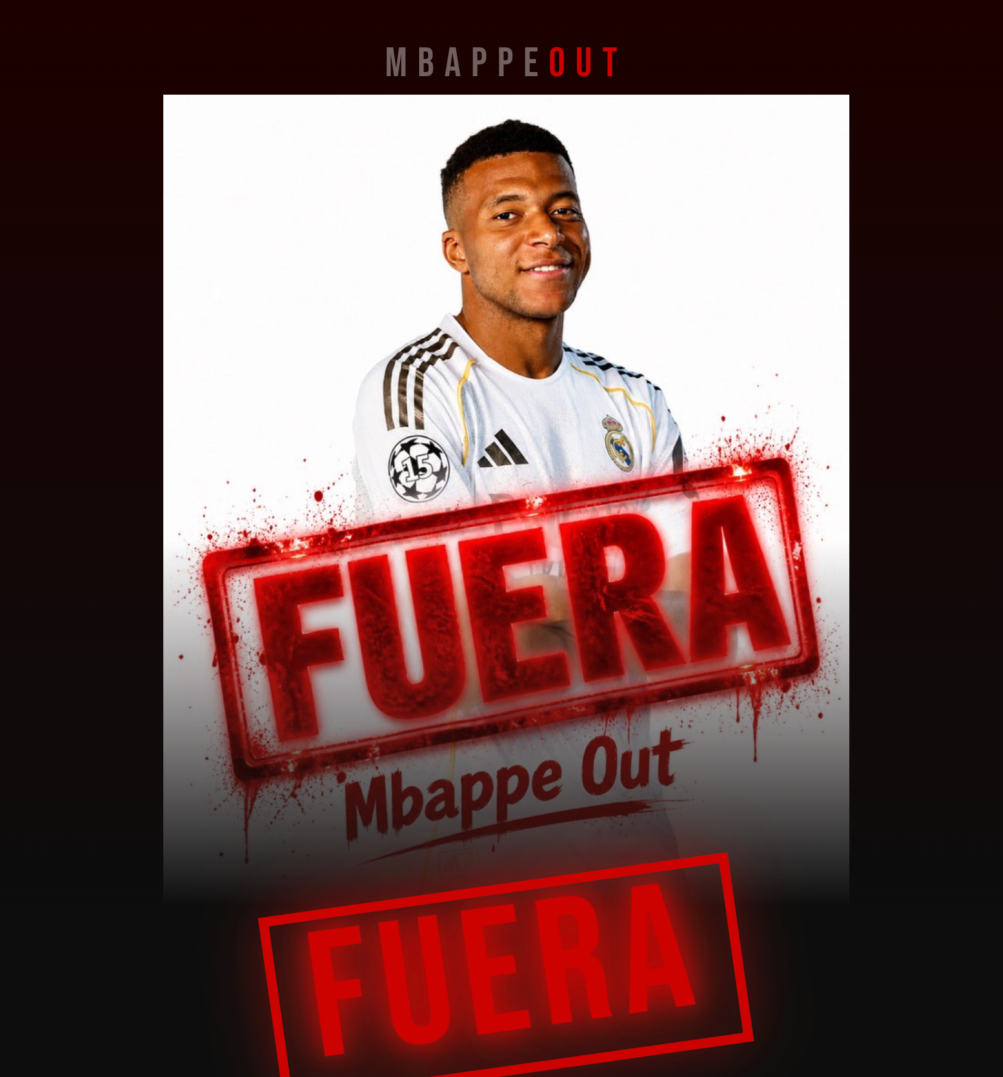 Mbappe Out Petition replit app logo