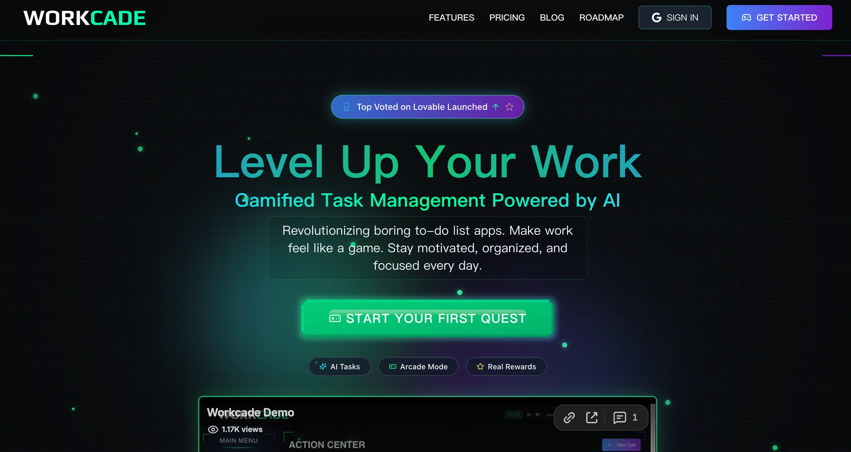 workcade lovable app product preview