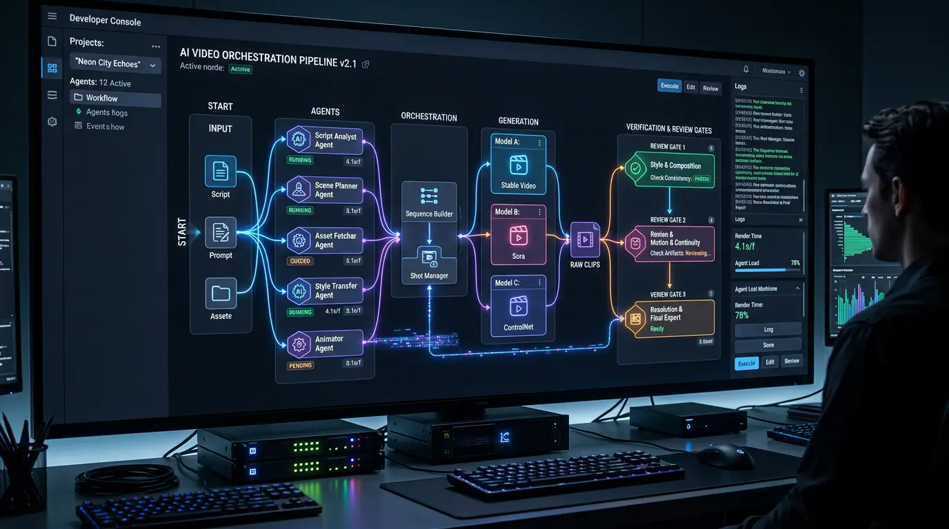 Where DeepSeek Harness Breaks Down: A Traceable Workflow for Image-to-Video Agents