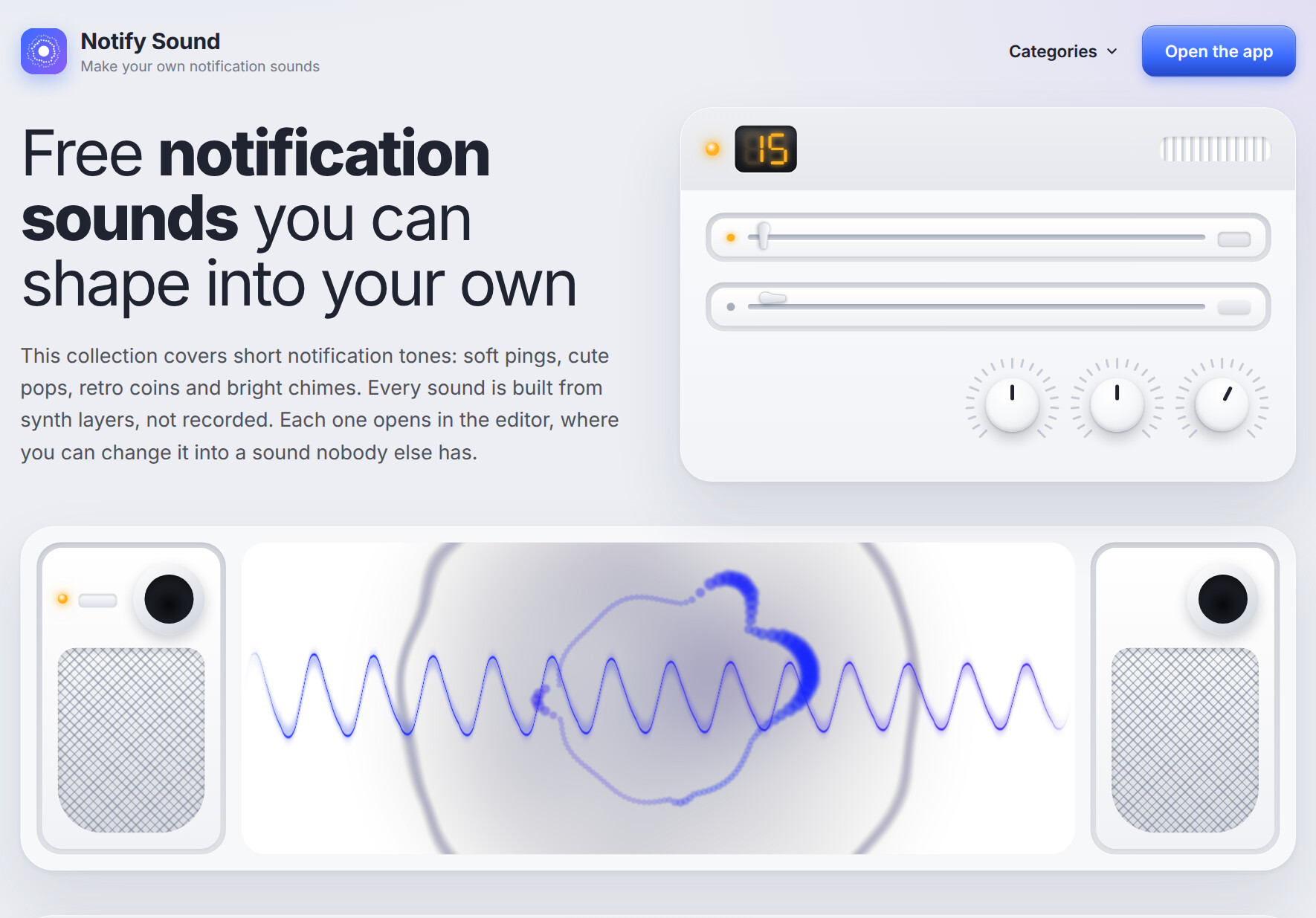 Notify Sound product preview