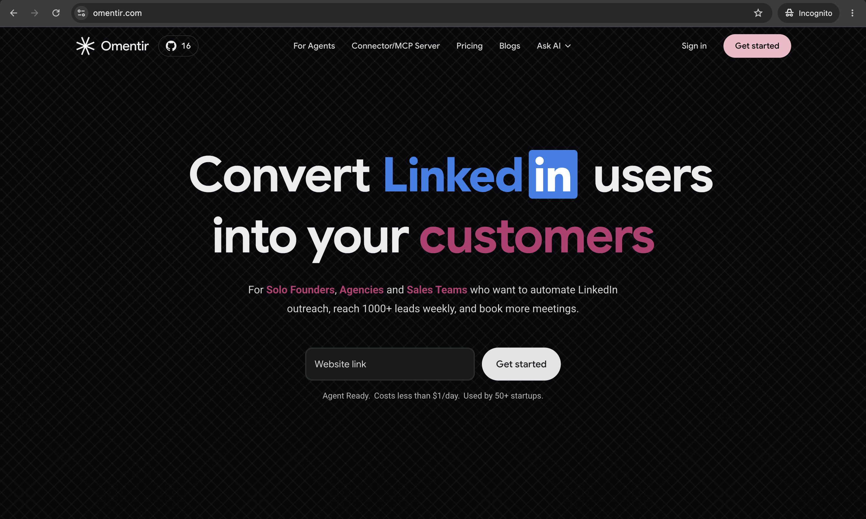 Omentir product preview
