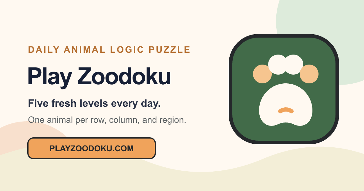 Play Zoodoku product preview
