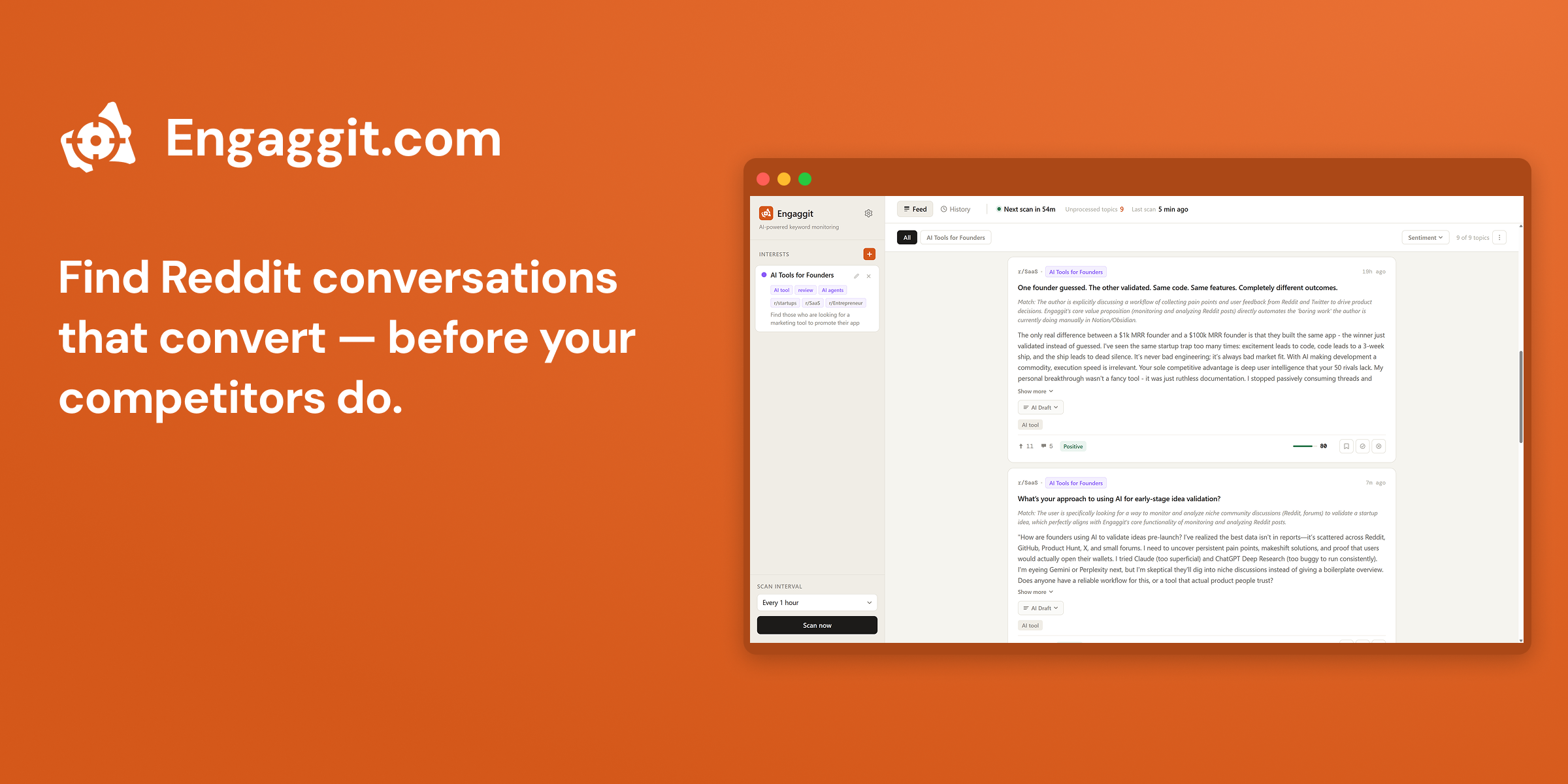Engaggit product preview