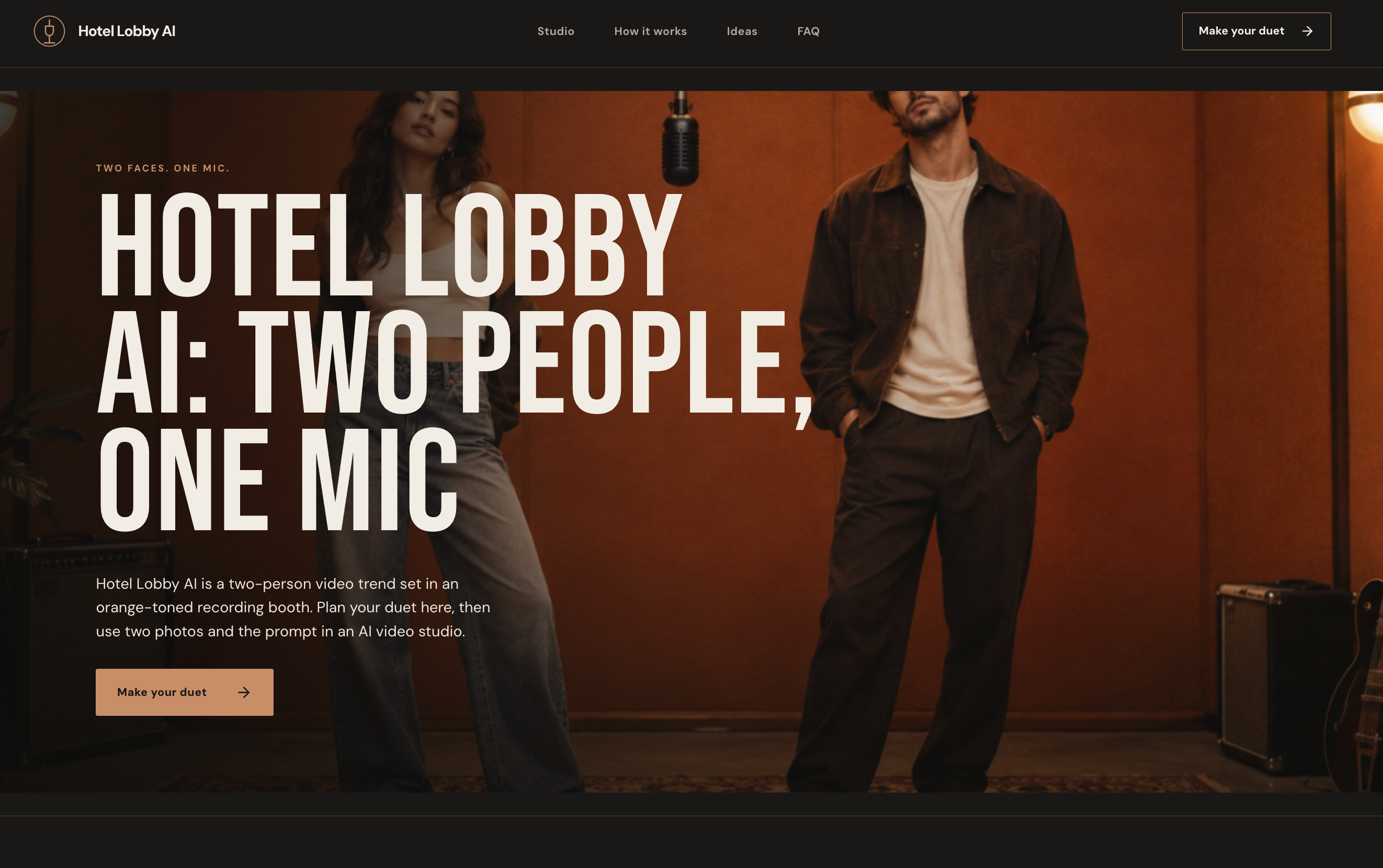 Hotel Lobby AI product preview