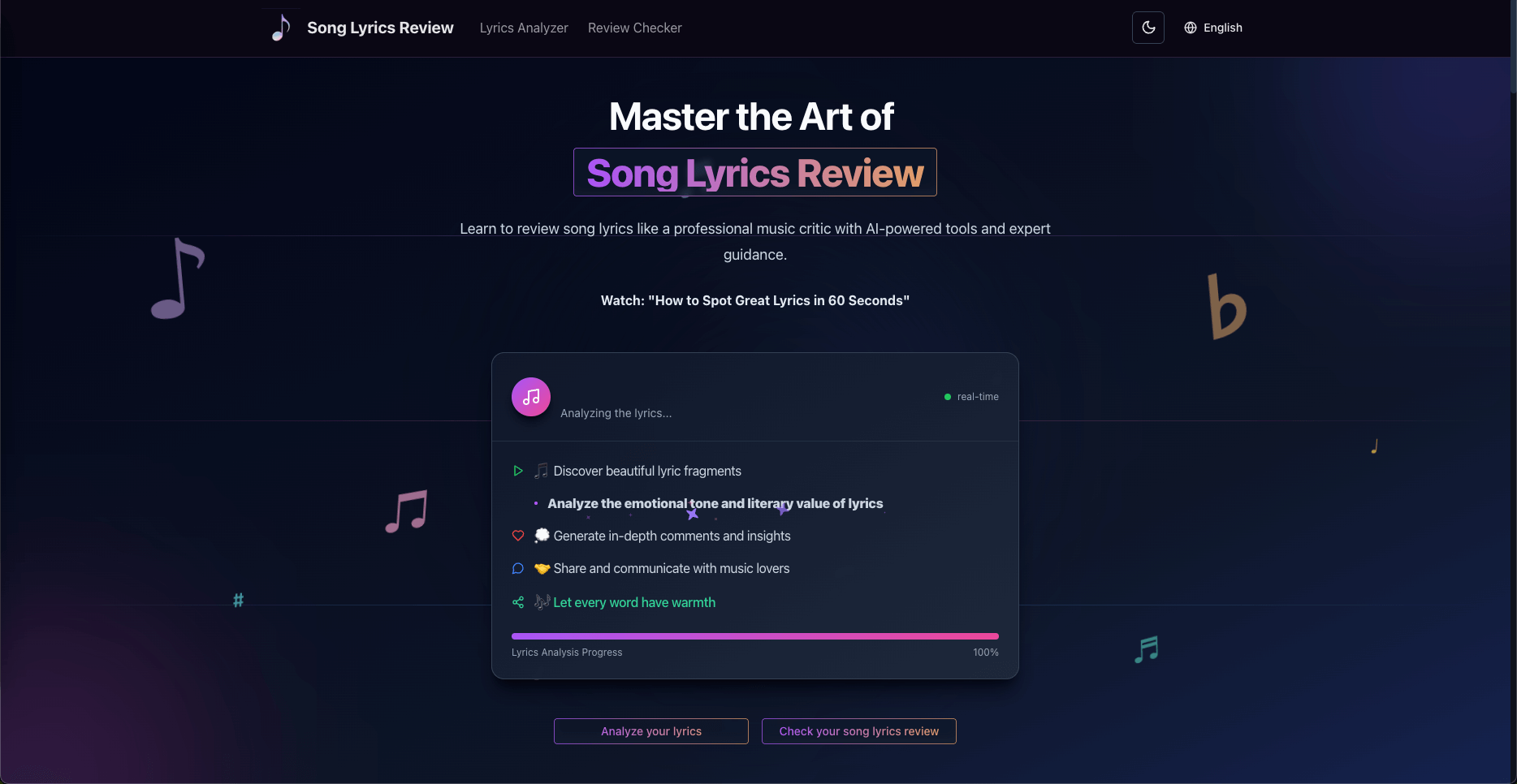 Song Lyrics Review product preview